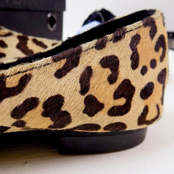 nwt Ariana Bohling alpaca loafers cheetah print - Picture 6 of 11